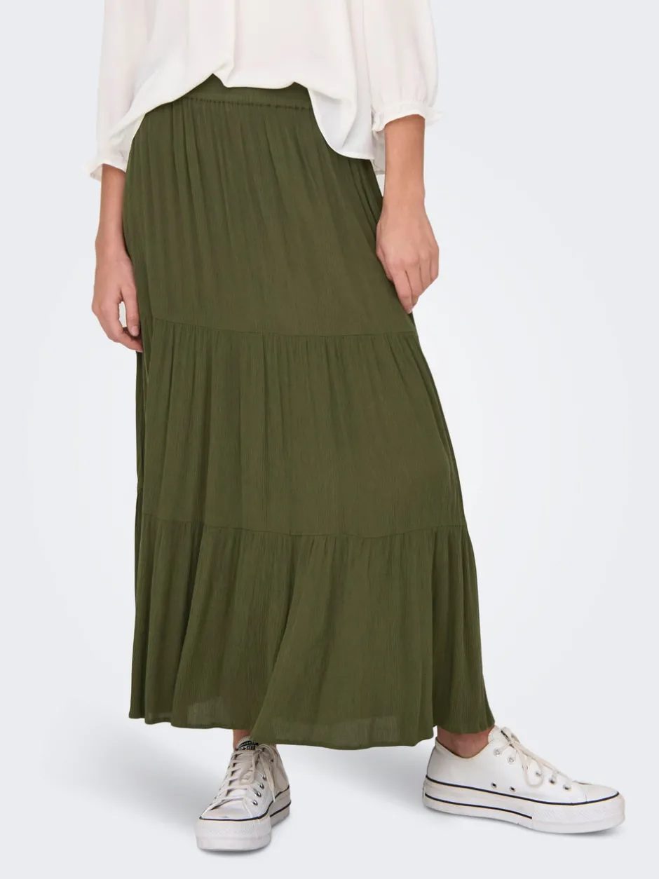 ONLMIKKA Nederdel Lang nederdel Dame Nederdele