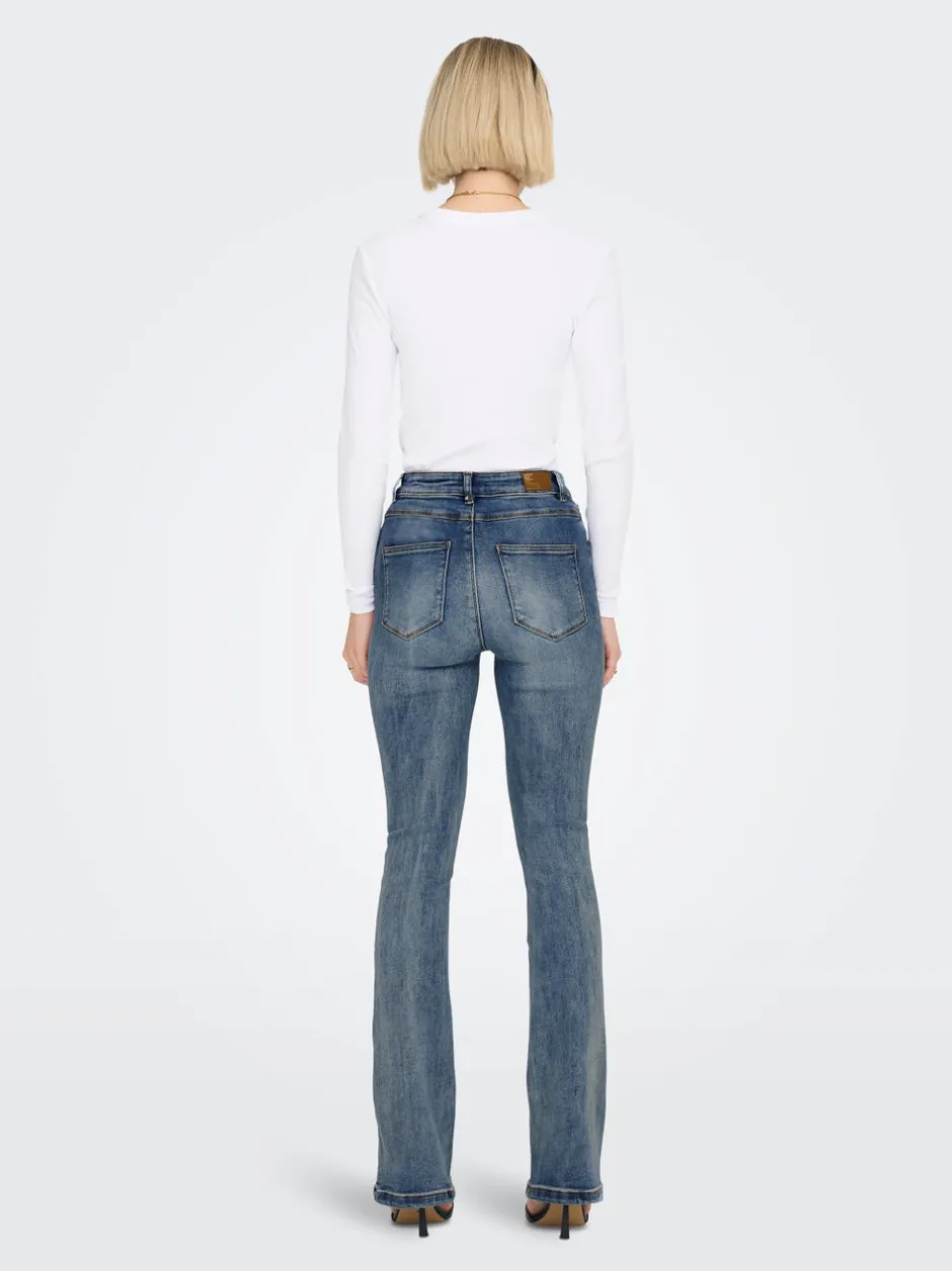 Sale ONLMILA Høj talje Flared fit Jeans Dame Jeans|Jeans