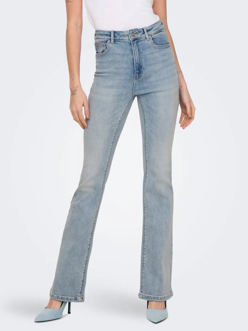 Discount ONLMILA Høj talje Flared fit Jeans Dame Jeans|Jeans