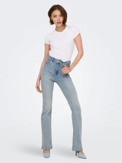 Discount ONLMILA Høj talje Flared fit Jeans Dame Jeans|Jeans