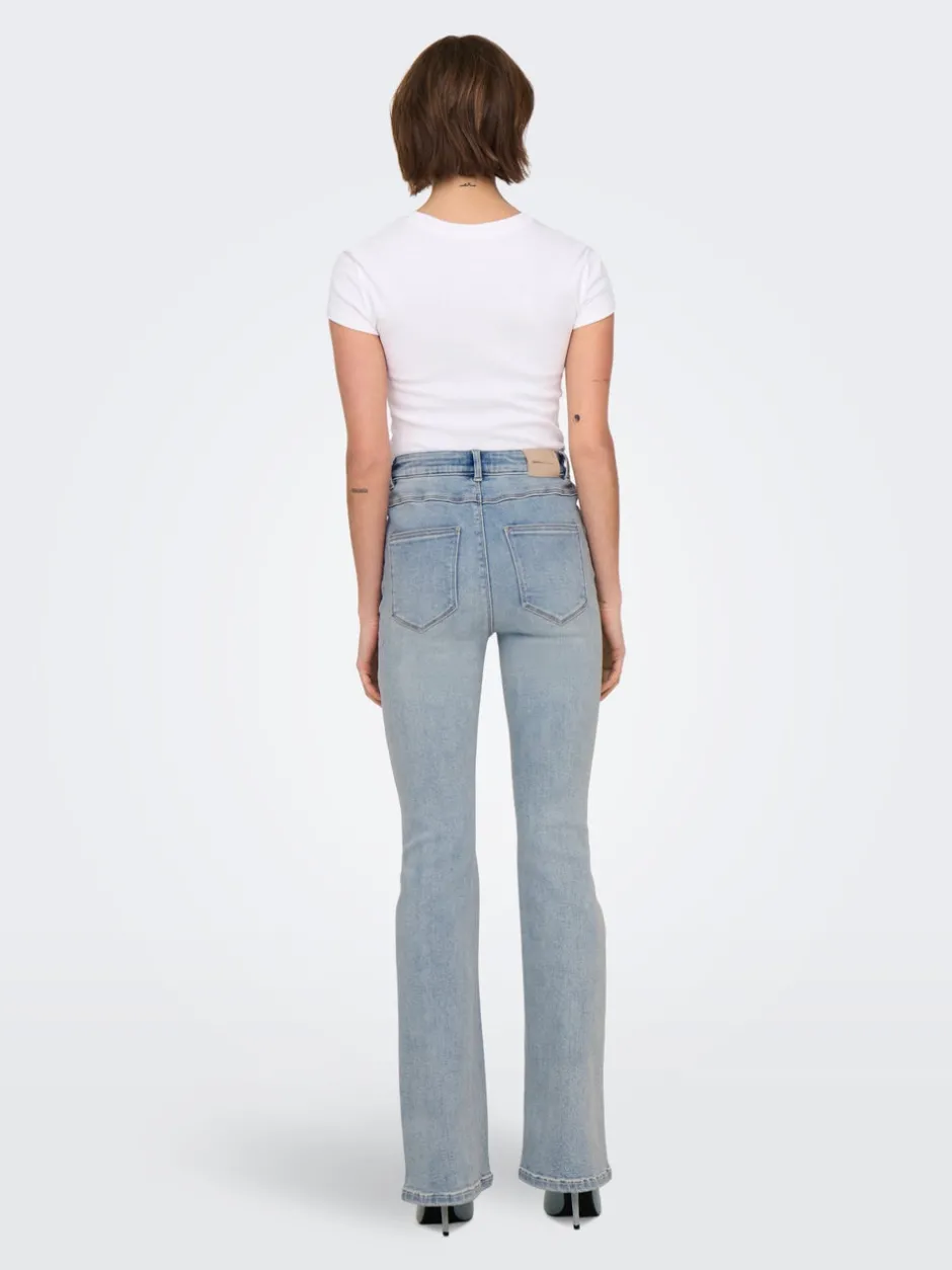 Discount ONLMILA Høj talje Flared fit Jeans Dame Jeans|Jeans