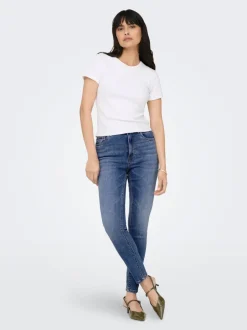Outlet ONLMILA Høj talje Skinny fit Ankellængde Jeans Dame Jeans|Jeans