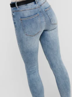 Sale ONLMILA Høj talje Skinny fit Ankellængde Jeans Dame Jeans|Jeans