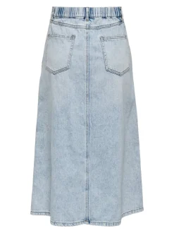 New ONLMINDY Denim Denim-nederdel Lang nederdel Dame Nederdele|Denimnederdele