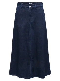 Outlet ONLMINDY Denim Denim-nederdel Lang nederdel Dame Nederdele|Denimnederdele