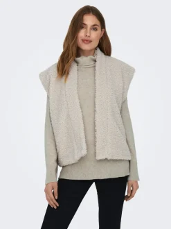 Online ONLNAYA Teddy-vest Dame Jakker Og Frakker