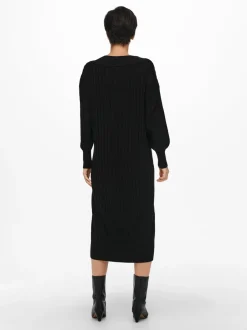 Discount ONLNEW Lang kjole Dame Strik & Cardigans|Kjoler