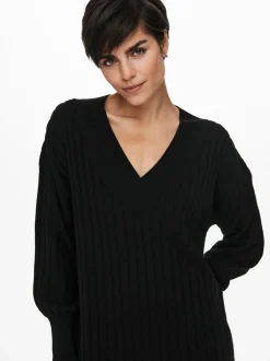 Discount ONLNEW Lang kjole Dame Strik & Cardigans|Kjoler