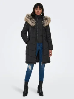 New ONLNEWLINETTE Dynefrakke Dame Jakker Og Frakker