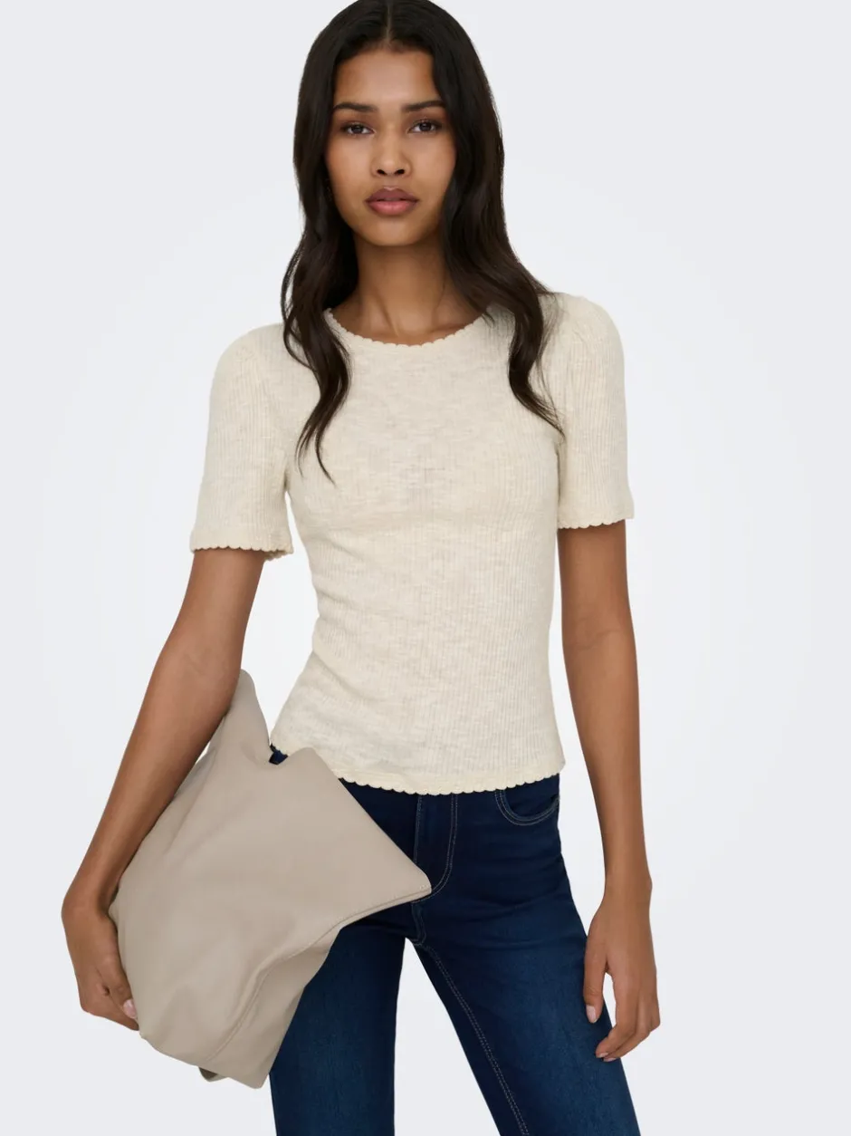 Sale ONLNICOLE T-shirt Dame Toppe