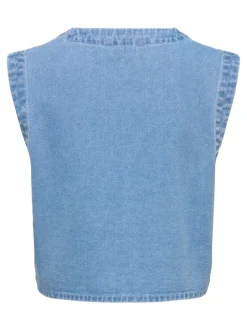 Clearance ONLNOELLA Denimvest Dame Jakker Og Frakker