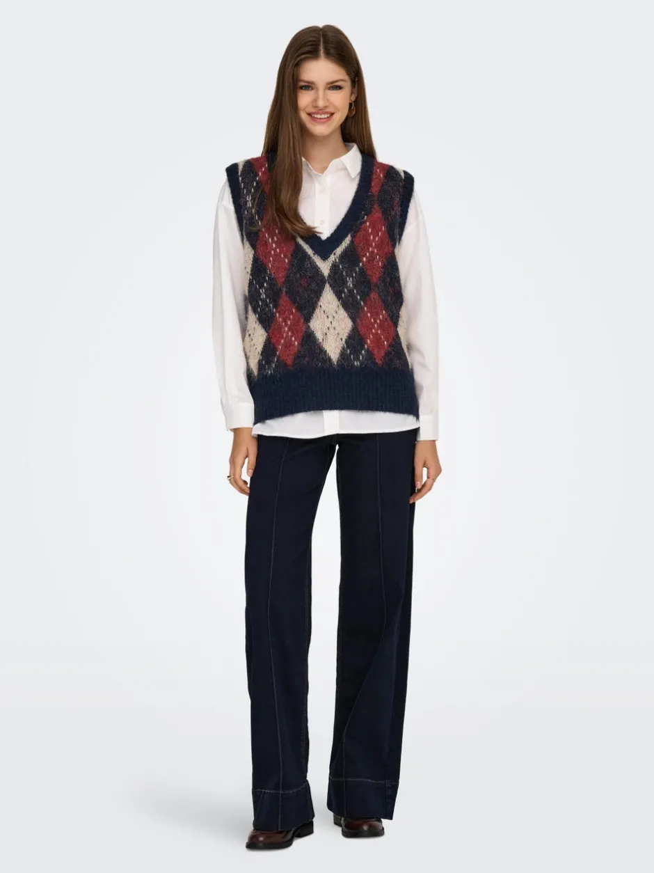 Outlet ONLNOEME Vest Dame Strik & Cardigans