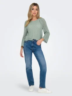 Online ONLNOLA Striktrøje Dame Strik & Cardigans