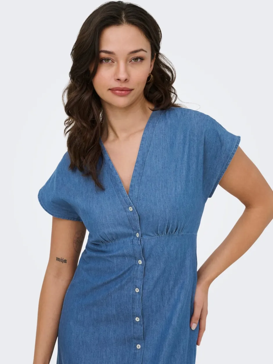 Clearance ONLNOVA Lang kjole Dame Kjoler