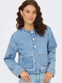 Sale ONLPALMA Denimjakke Dame Jakker Og Frakker|Double Denim