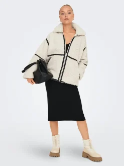 New ONLPARIS Teddy-jakke Dame Jakker Og Frakker