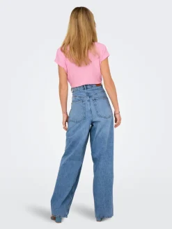 ONLPAULINA Høj talje Baggy fit Jeans Dame Jeans|Jeans
