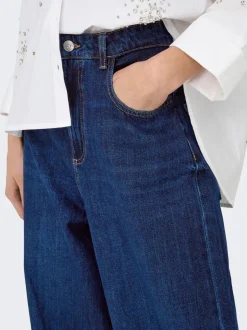 Hot ONLPAULINA Høj talje Baggy fit Jeans Dame Jeans|Jeans