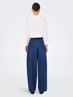 Hot ONLPAULINA Høj talje Baggy fit Jeans Dame Jeans|Jeans