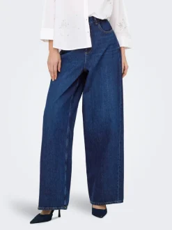 Hot ONLPAULINA Høj talje Baggy fit Jeans Dame Jeans|Jeans