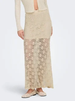 New ONLPEARLINA Nederdel Lang nederdel Dame Nederdele