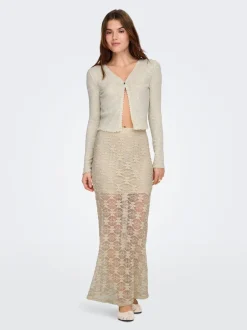 New ONLPEARLINA Nederdel Lang nederdel Dame Nederdele