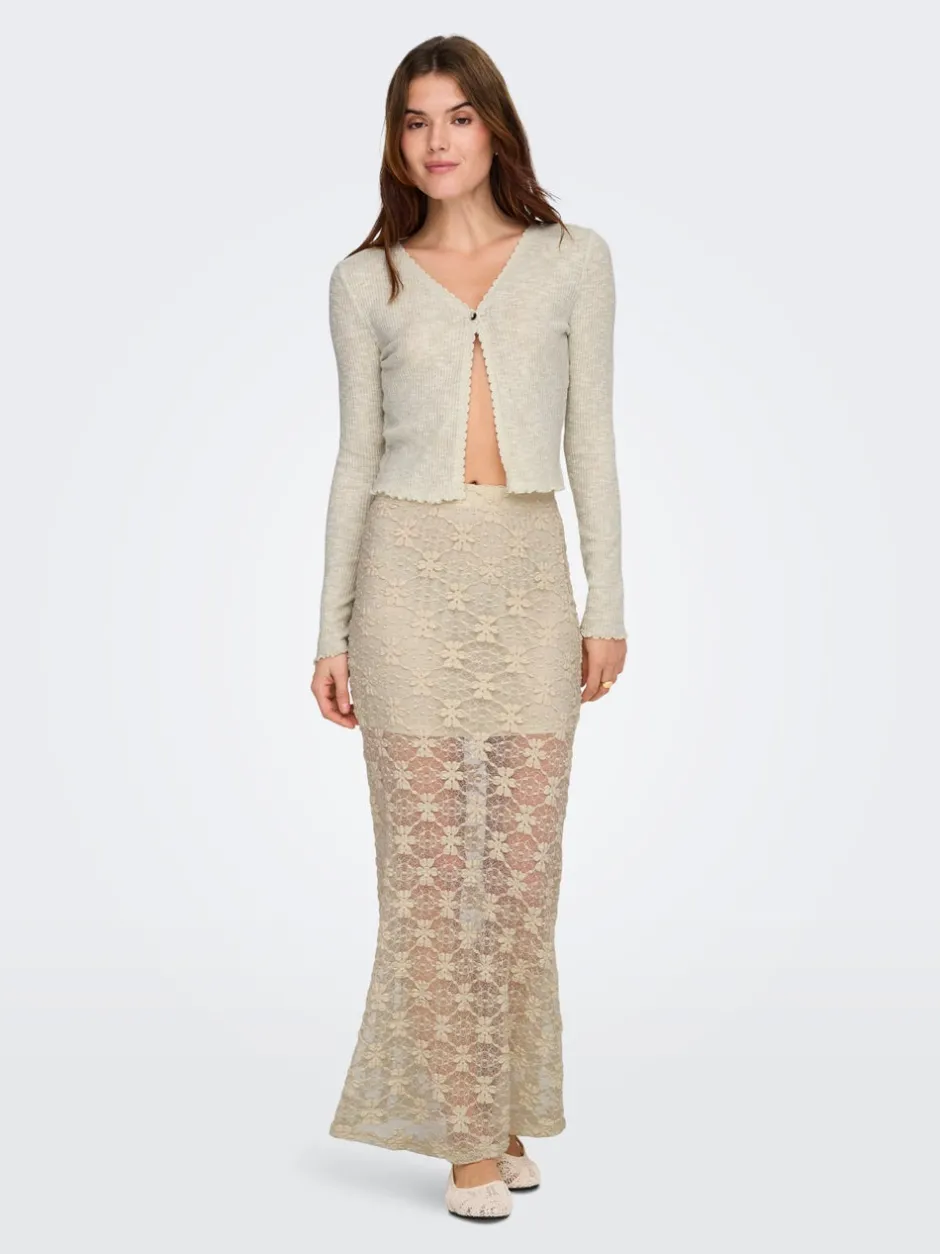 New ONLPEARLINA Nederdel Lang nederdel Dame Nederdele