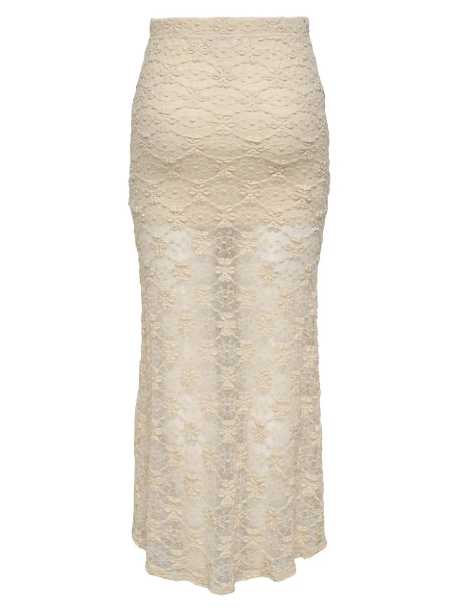 New ONLPEARLINA Nederdel Lang nederdel Dame Nederdele