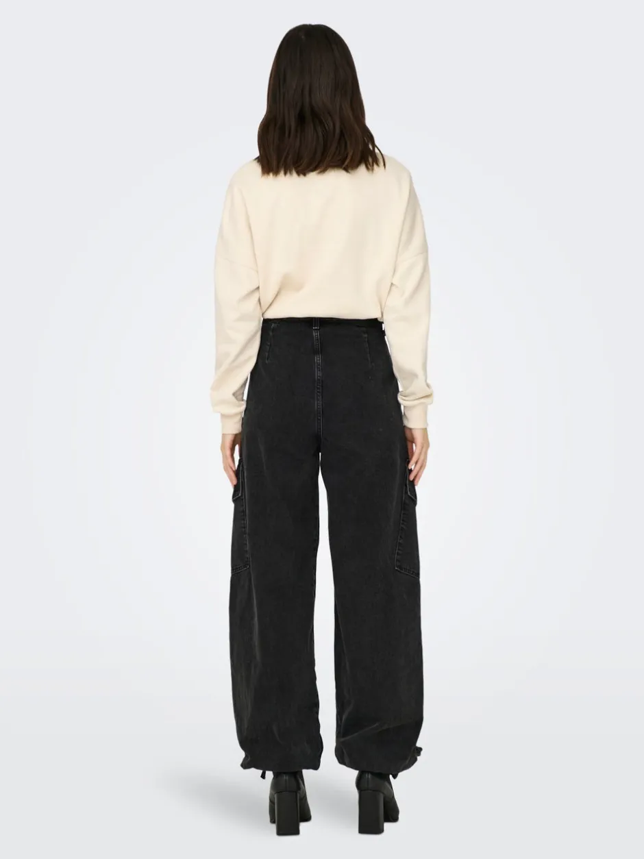 Discount ONLPERNILLE Høj talje Joggingfit Jeans Dame Jeans|Jeans