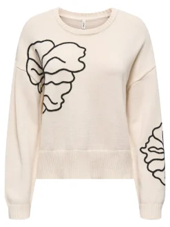 Sale ONLPETRA Striktrøje Dame Strik & Cardigans
