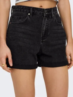 Sale ONLPHINE Normal talje Regular fit Denim-shorts Dame Shorts|Double Denim