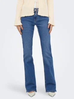 New ONLPHOEBE Lav talje Flared fit Jeans Dame Jeans|Jeans