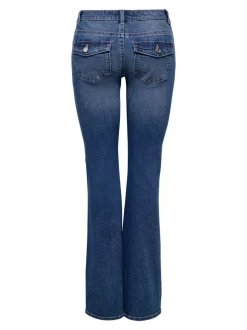 Discount ONLPHOEBE Lav talje Flared fit Jeans Dame Jeans|Jeans