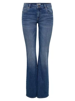 Discount ONLPHOEBE Lav talje Flared fit Jeans Dame Jeans|Jeans