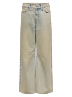 Sale ONLPIPER-SONIC Høj talje Wide leg fit Jeans Dame Jeans|Jeans