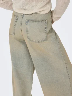 Sale ONLPIPER-SONIC Høj talje Wide leg fit Jeans Dame Jeans|Jeans