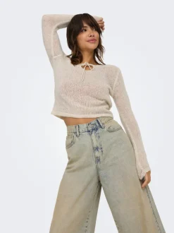 Sale ONLPIPER-SONIC Høj talje Wide leg fit Jeans Dame Jeans|Jeans