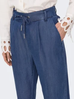 Sale ONLPOPTRASH Straight fit Bukser Dame Bukser