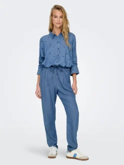 Online ONLPOPTRASH Straight fit Bukser Dame Bukser