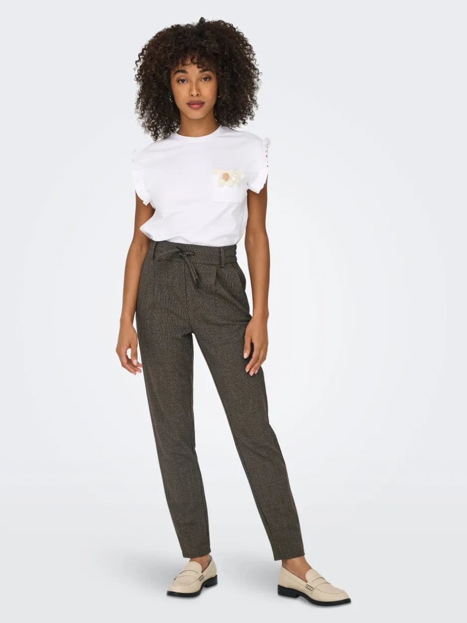 Outlet ONLPOPTRASH-DELL Regular fit Bukser Dame Bukser