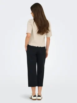 Online ONLPOPTRASH-SUKI Cropped fit Klassiske bukser Dame Bukser