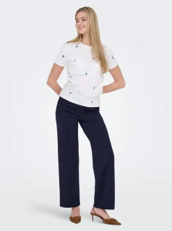 Clearance ONLPOPTRASH-SUKI Loose fit Bukser i wide fit Dame Bukser