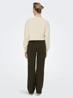 New ONLPOPTRASH-SUKI Loose fit Bukser i wide fit Dame Bukser