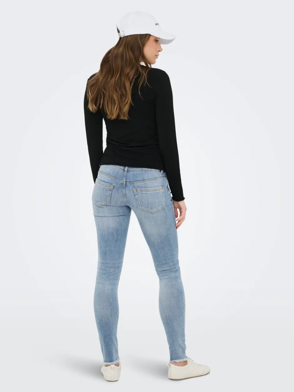 Hot ONLPOWER Lav talje Skinny fit Ankellængde Jeans Dame Jeans|Jeans