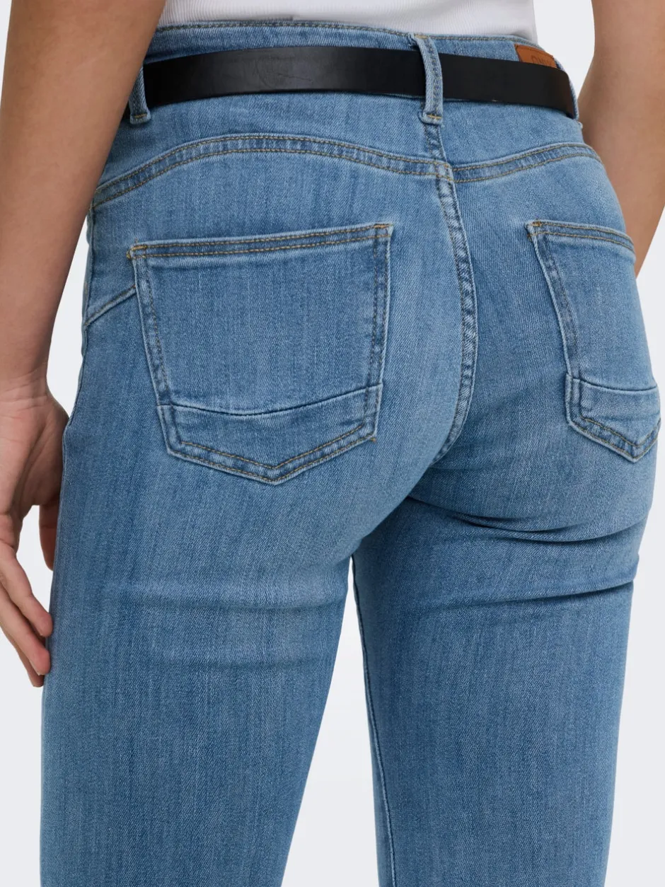 Hot ONLPOWER Mellemhøj talje Flared fit Jeans Dame Jeans|Jeans