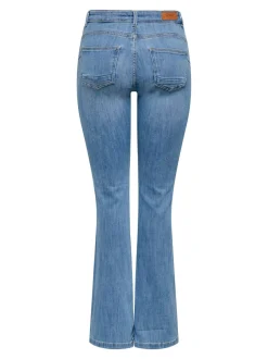 Hot ONLPOWER Mellemhøj talje Flared fit Jeans Dame Jeans|Jeans