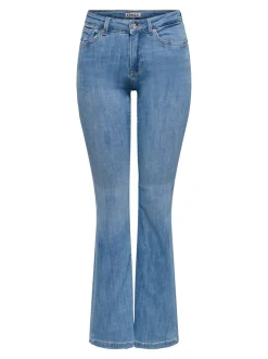 Hot ONLPOWER Mellemhøj talje Flared fit Jeans Dame Jeans|Jeans