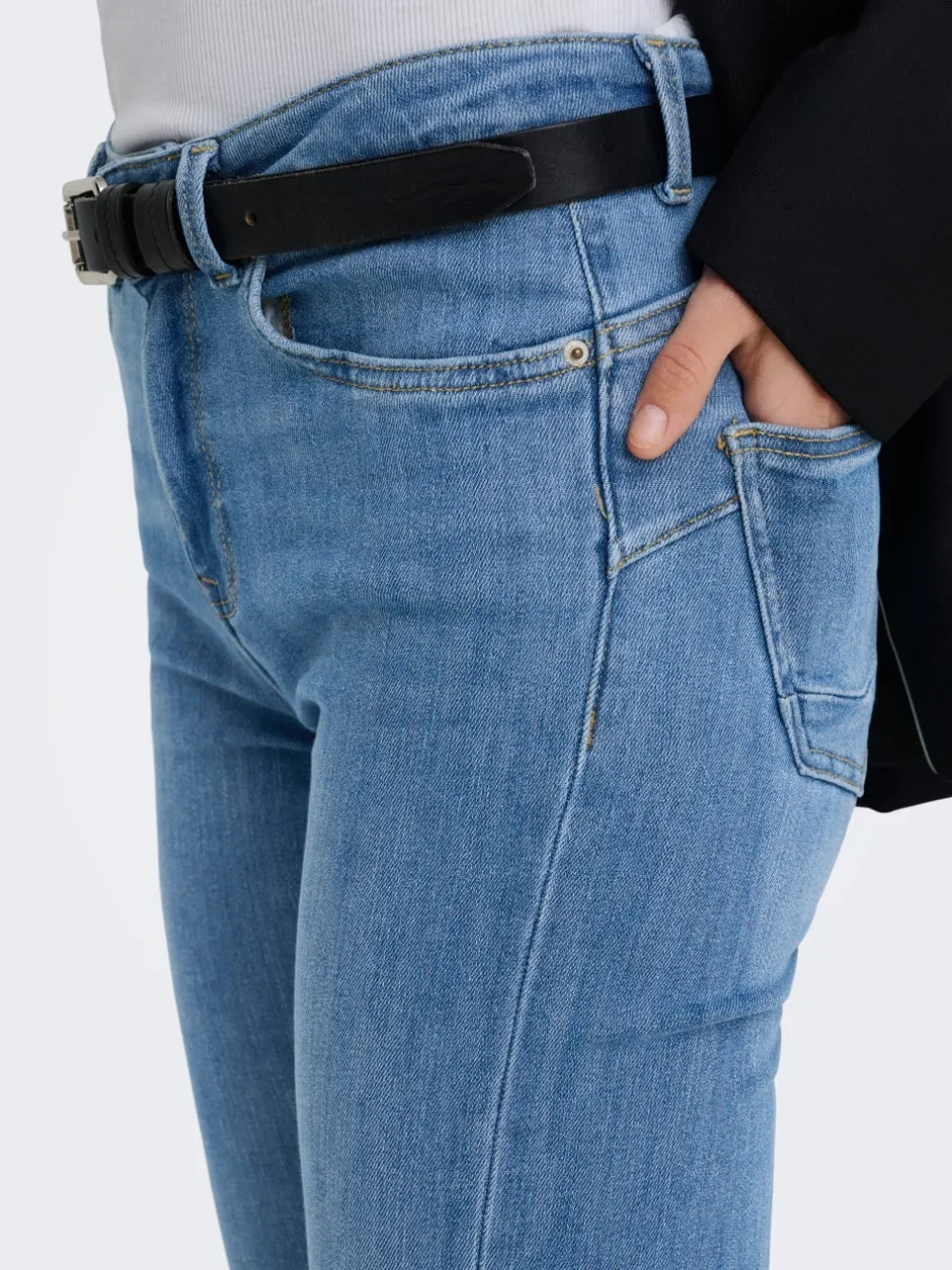 Hot ONLPOWER Mellemhøj talje Flared fit Jeans Dame Jeans|Jeans
