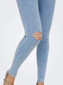 Best ONLPOWER Mellemhøj talje Skinny fit Jeans Dame Jeans|Jeans