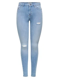 Best ONLPOWER Mellemhøj talje Skinny fit Jeans Dame Jeans|Jeans